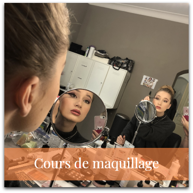 Cours de maquillage par Dominique Tallone maquilleuse professionnelle à Aix en Provence
